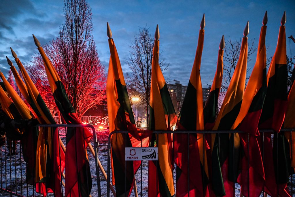 Freedom Defenders Day. Commemorazioni davanti alla Torre televisiva di Vilnius
