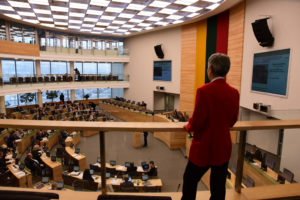 Aula Parlamentare oggi-Lituania Parlamento