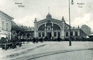 Il Mercato coperto di Vilnius nel 1907